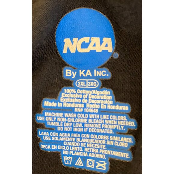 Arkansas Razorback Hawgball Football Black Red Shirt Size 3XL Short Sleeve NCAA - Picture 4 of 4